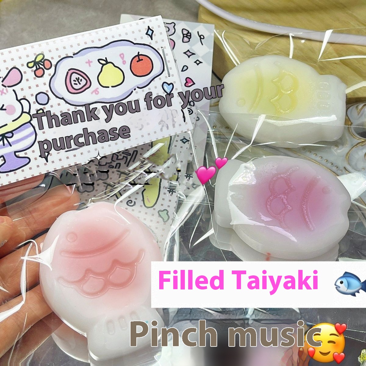 Sandwich Taiyaki Squeezing Toy Decompression