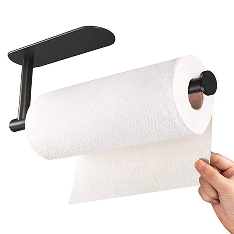 No-drill 304 Stainless Steel Kitchen Paper Towel Holder Wall-mounted Toilet Paper Holder Multifunctional Bathroom Shelf 2a7e3a0d 4fd6 48d6 Baa9 Ac7df15581f7