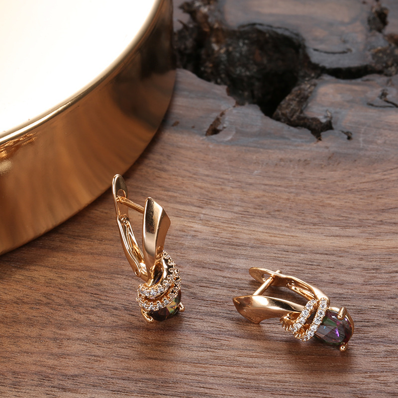 Fashion Personalized Zircon Earrings For Women