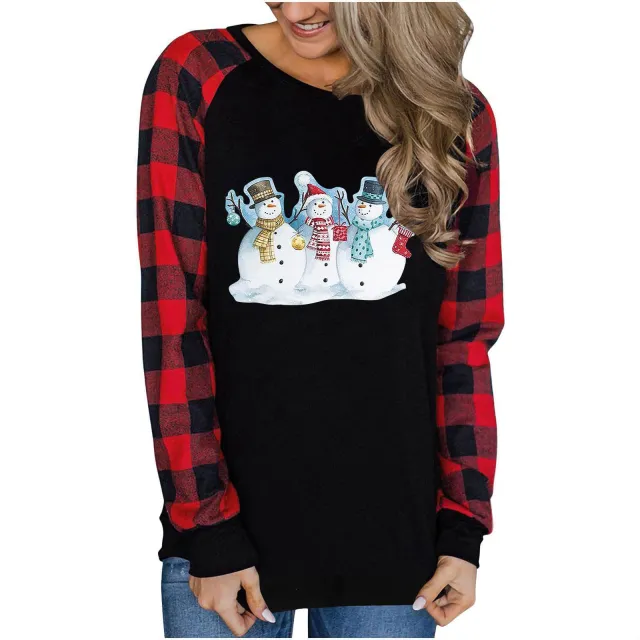 Christmas 3D Printed Fashion Loose Top Pullover Sweater Style 8 - Shop at LoveMi