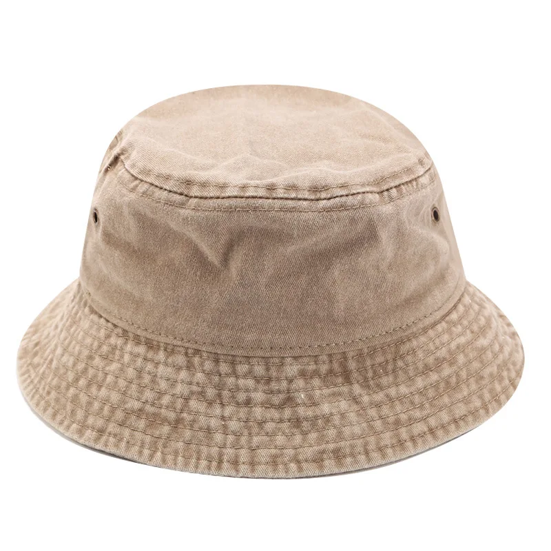 Title 3, Solid color casual denim fisherman hat