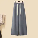 3675 Gray Casual Pants