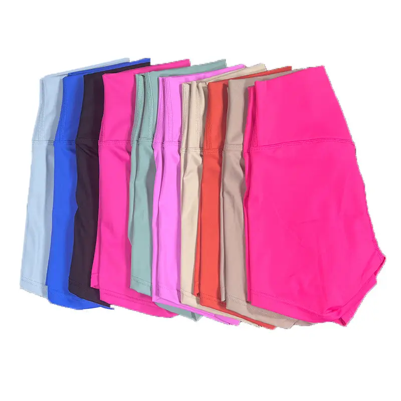 High Waist Yoga Shorts for Women Breathable Quick-Dry Athletic Running Cycling Shorts