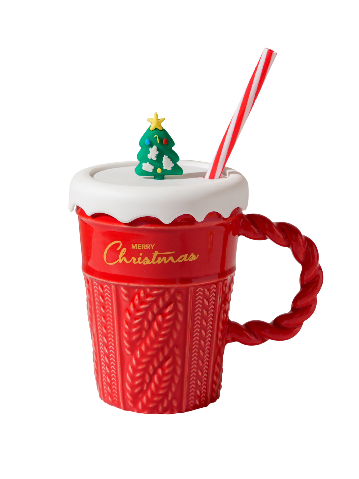 Sweater Christmas Cup Red