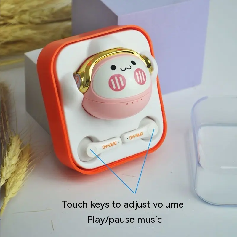 Plastic Noise Reduction In-ear Wireless Headset Theater-level