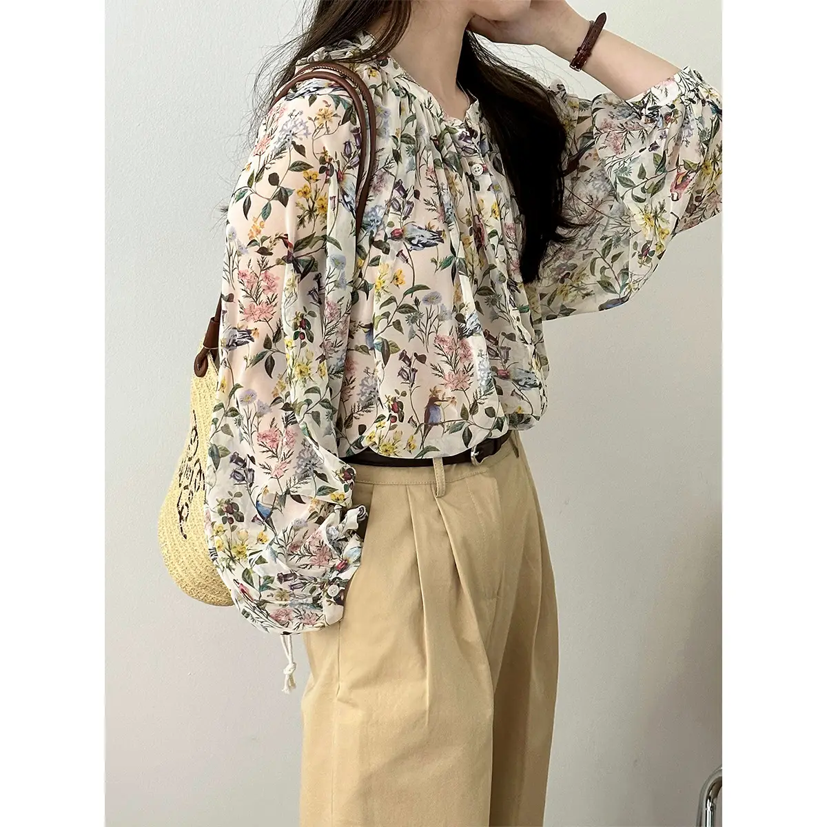 Pure And Alluring Retro Sun-Protective Jacket Long-Sleeve Elegant Preppy Top