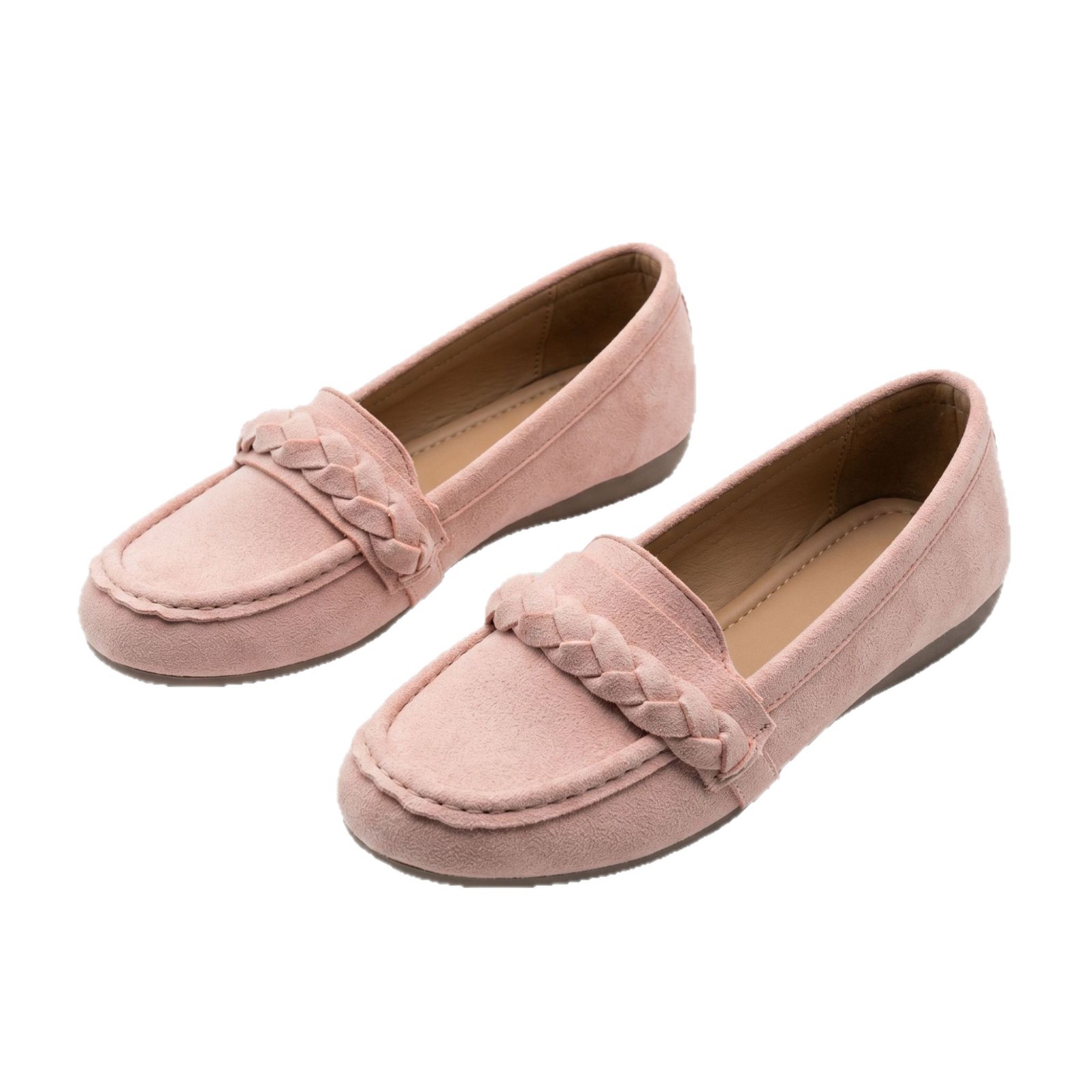 Faux Suede Low-Top Loafers, picture 3 of 4