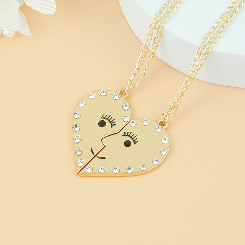 Two-person Stitching Love Necklace