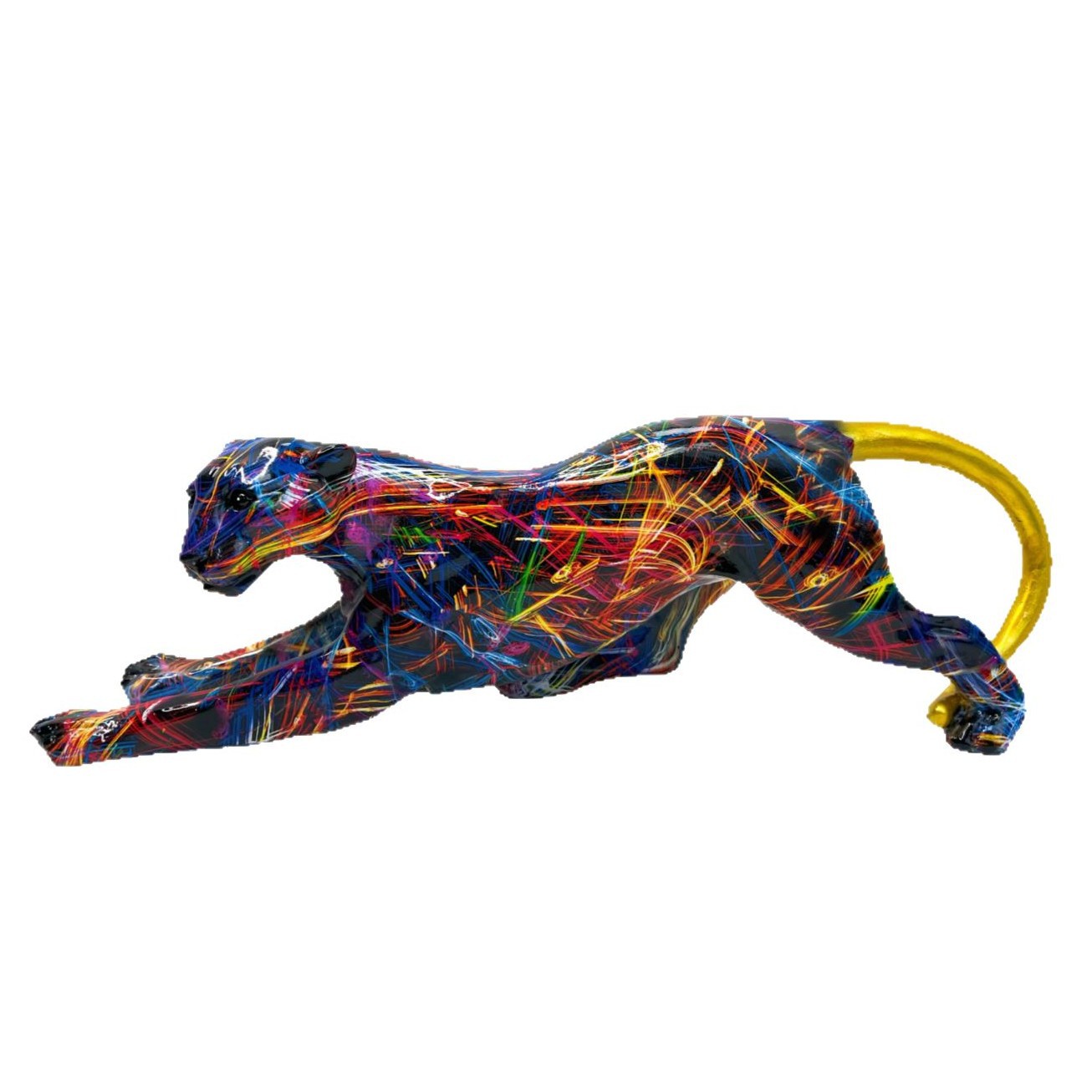 Resin Leopard Figurine
