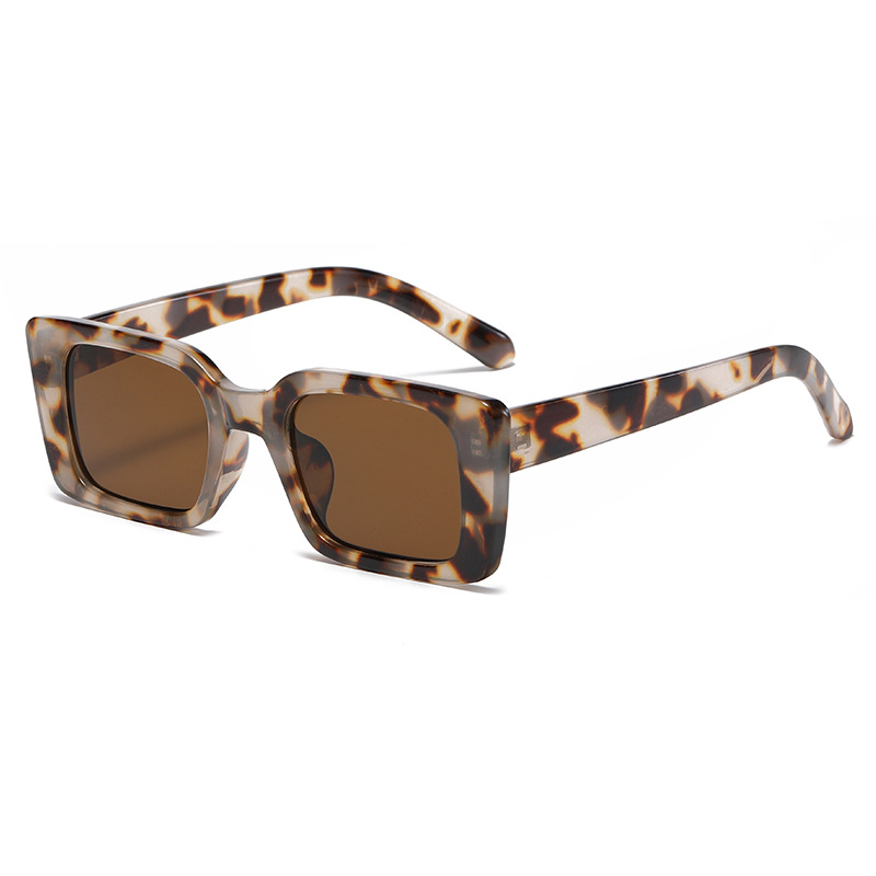 Square Small Frame Simple Fashion Vintage Sunglasses - Image 4