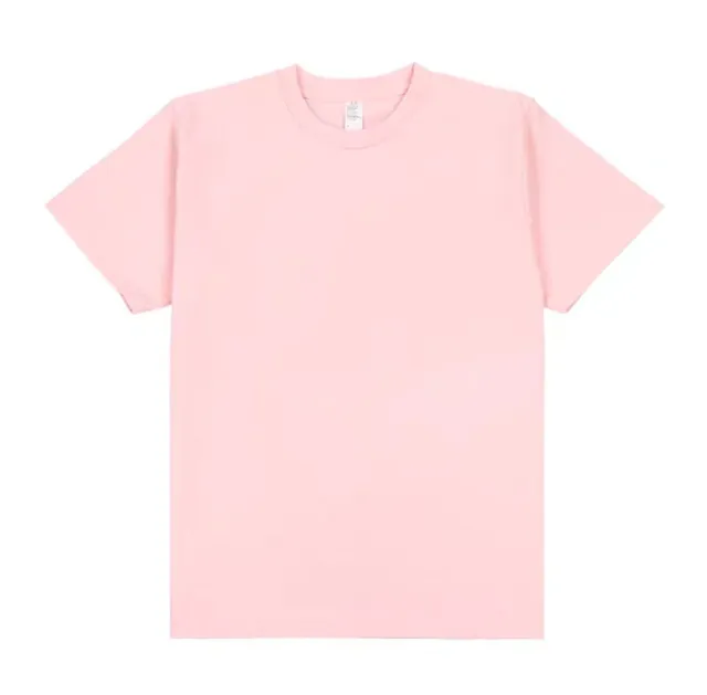 Women's Cotton Short sleeved T shirt Shoulder Round Neck All matching Top Half Sleeve Pink - Shop at LoveMi