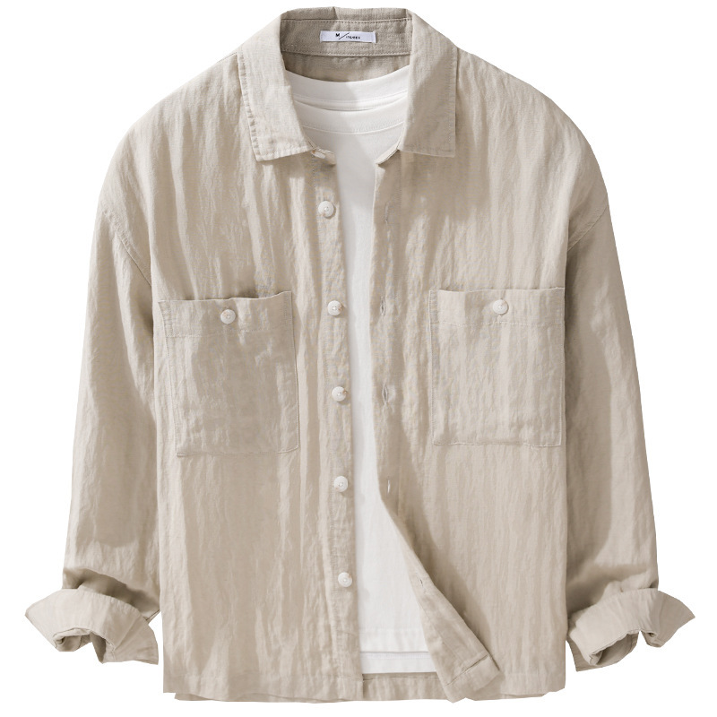 Relaxed-Fit Long-Sleeve Shirt, picture 2 of 7