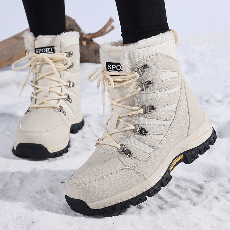 Womens Snow Boots With Fleece Lining For Extra Warmth