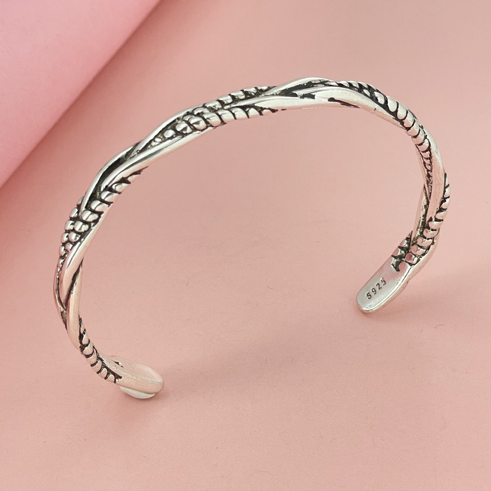 Silver Plated Vintage Men's Bracelet