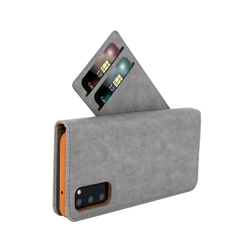 Retro Multi-function Card-slot Wallet Flip Phone Case