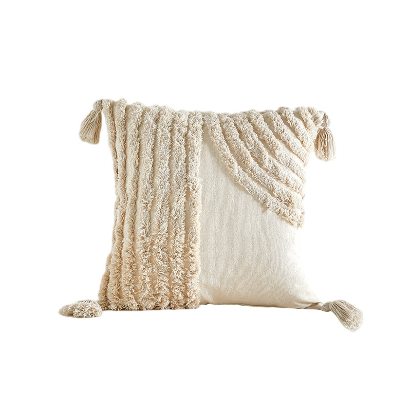 Plush Tassels And Quiet Bohemian Style Pillowcases