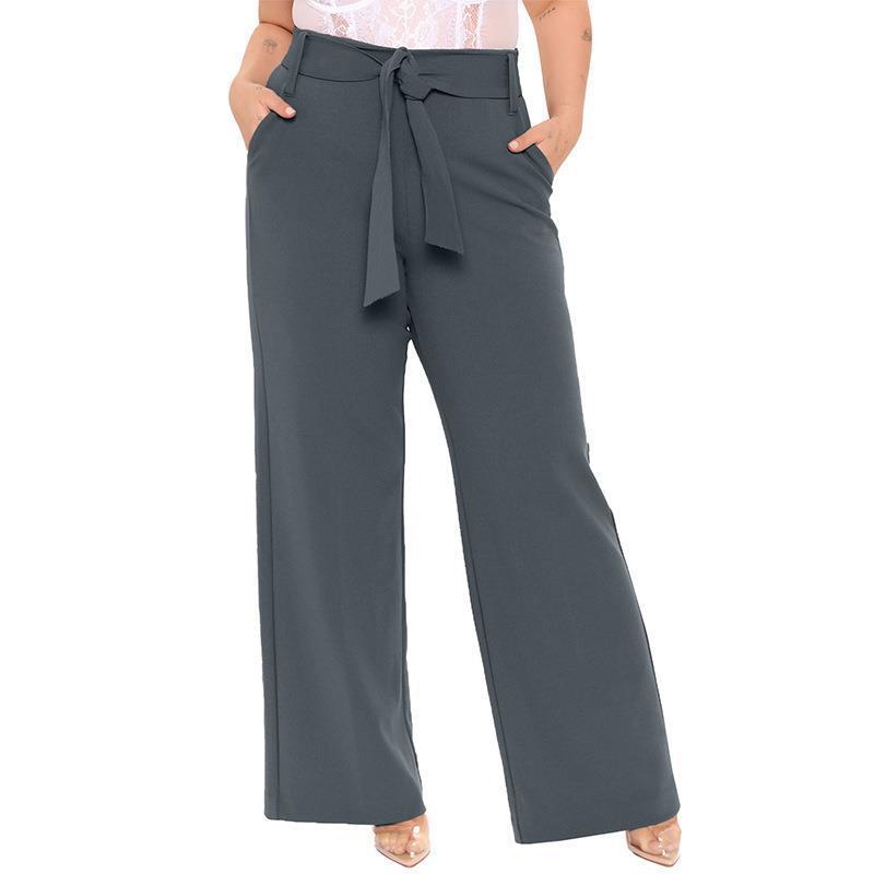 New Womens Independent-site Solid-color Shopee Casual Pants