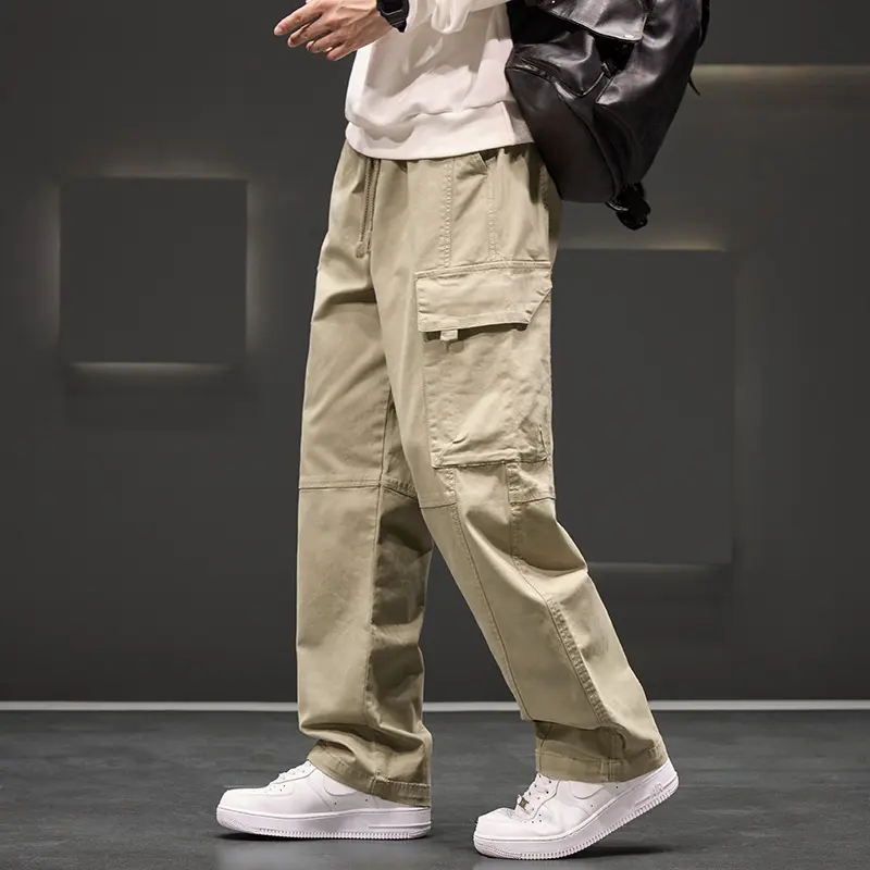 Autumn and Winter New Straight Loose Oversized Cargo Pants