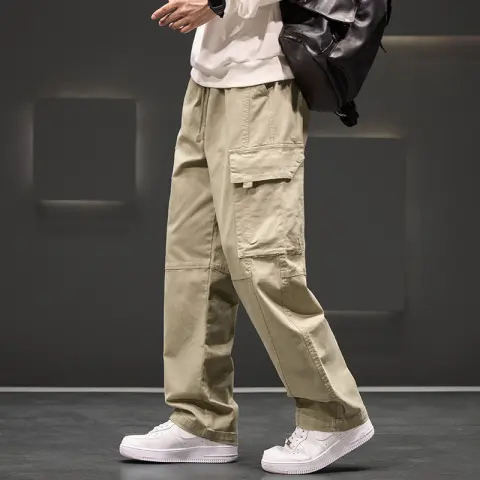 Autumn and Winter New Straight Loose Oversized Cargo Pants