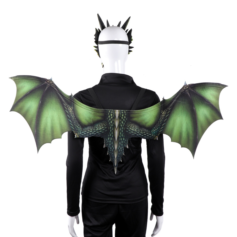 Title 12, Cos Head Cover Men Non Woven Dragon Mask Wings ...