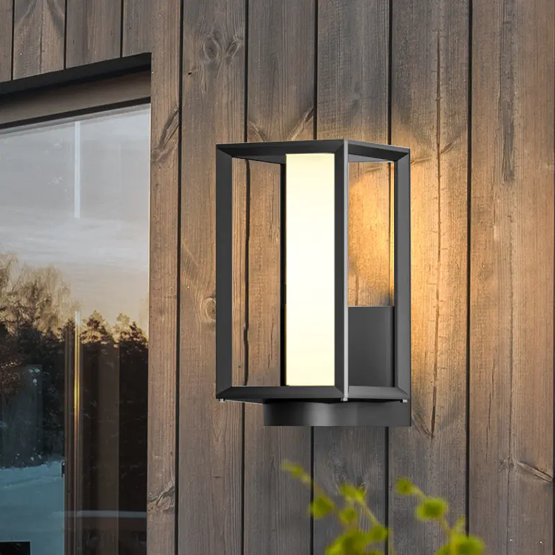 Courtyard Grand Gate Outdoor Villa Solar Wall