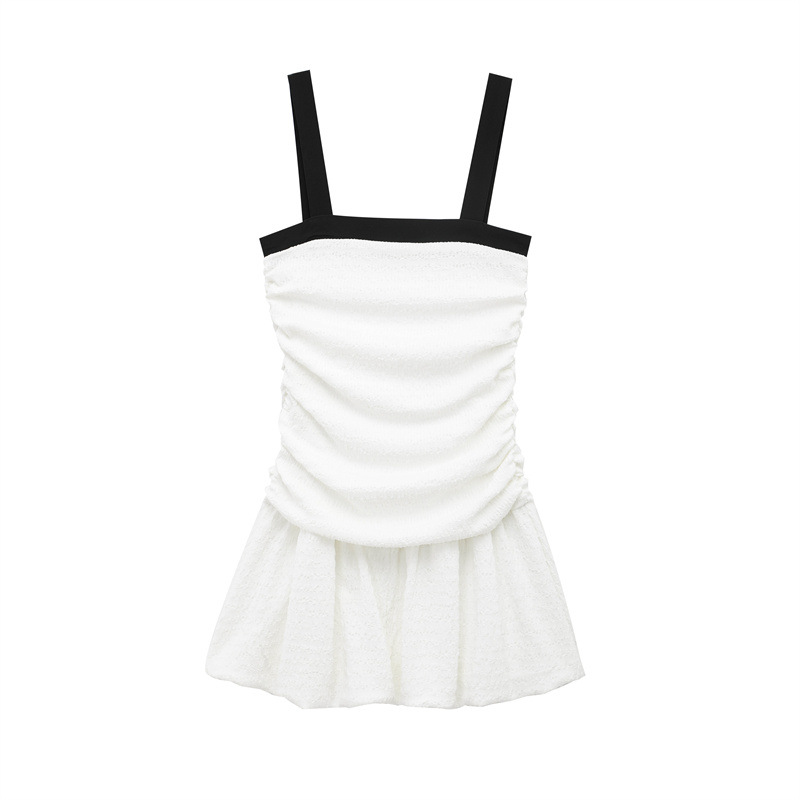 Slim Fit Slimming Casual Sling New Dress Women's Clothing White - Shop at LoveMi