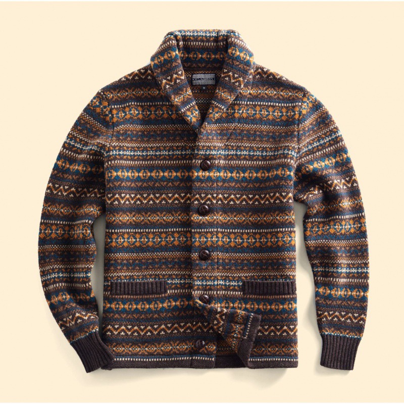 Autumn And Winter Men's Sweater Cardigan Knitted Coat