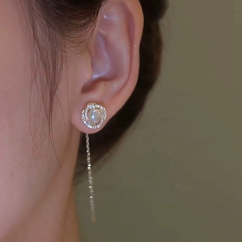 Natural Freshwater All-matching Graceful French Pearl Stud Earrings