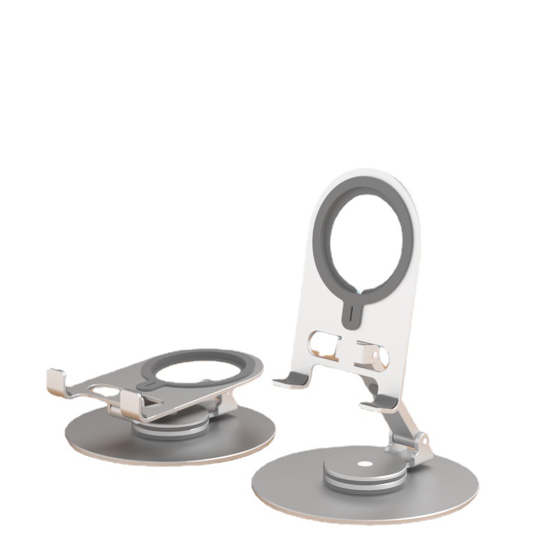 Desktop Adjustable Portable Wireless Charging Rotary Magnetic Adhesive Mobile Phone Tablet Computer Stand - Image 10