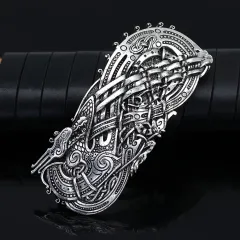 Viking Celtic Hairpin Retro Hair Clips Hair Accessories - Panlong Barrettes - View 1