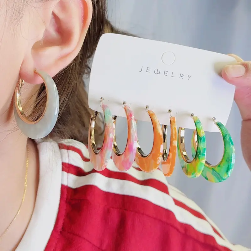 Designer Inspired Color Block Acetate Wide C