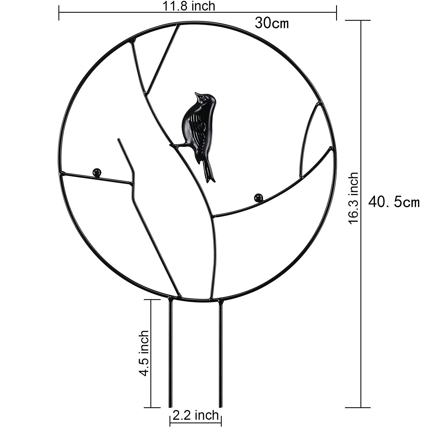 Title 5, Butterfly Bird Stand Creative Vase Climbing Vin...