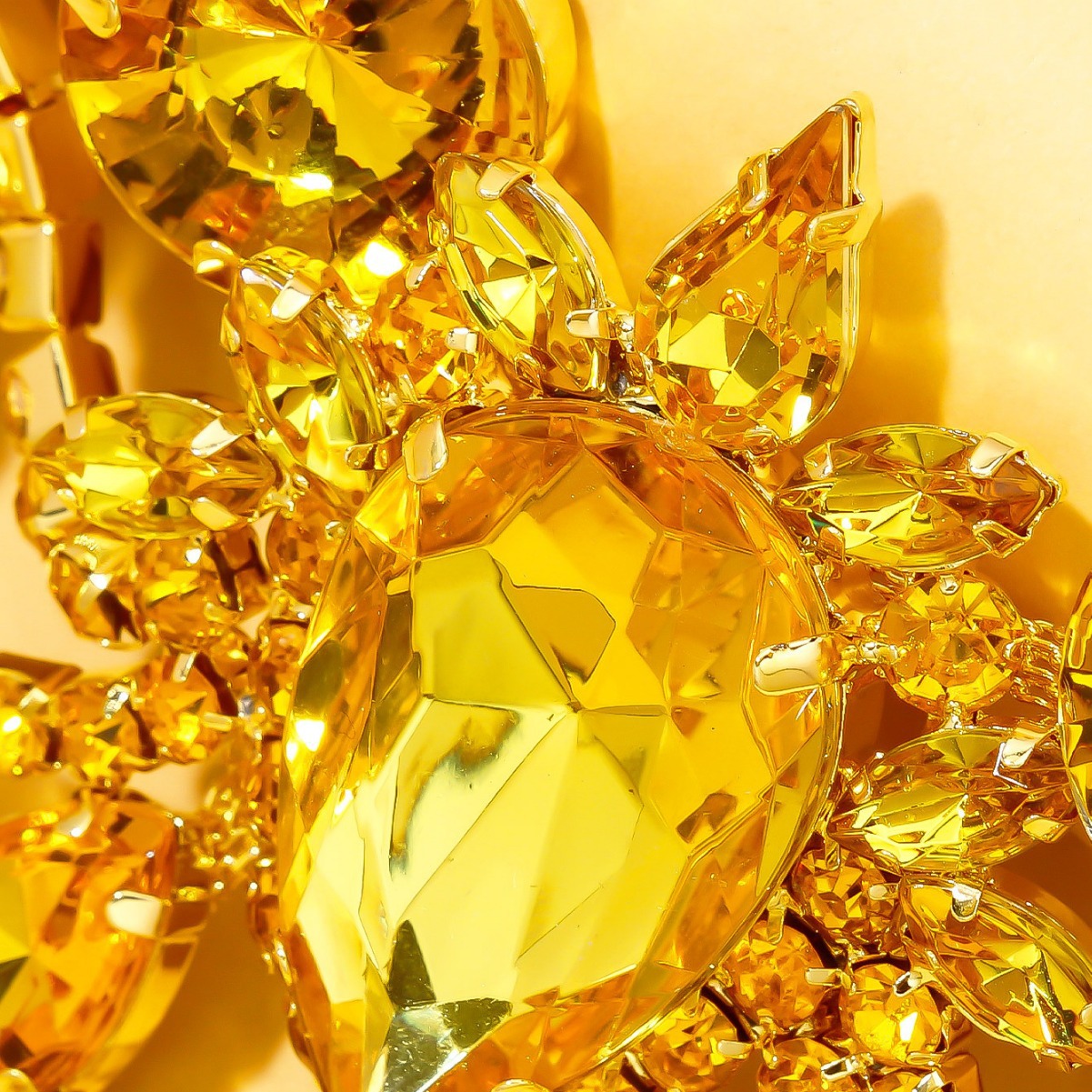 Women's Exaggerated Citrine Necklace