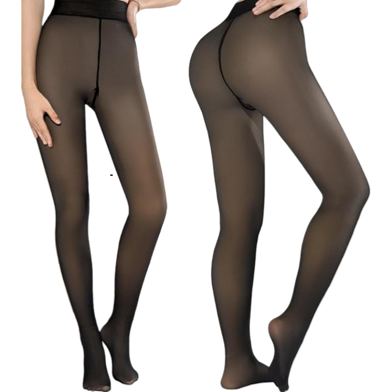 Warm Women's Light Leg Velvet Thickened Transparent Pantyhose - Image 1