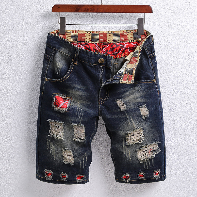Fashionable Driven Trendy Patchwork Shorts 9