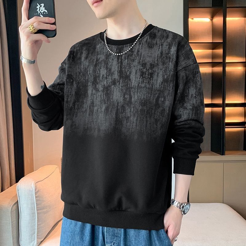 New Tie Dye Crew Neck Hoodie For Men