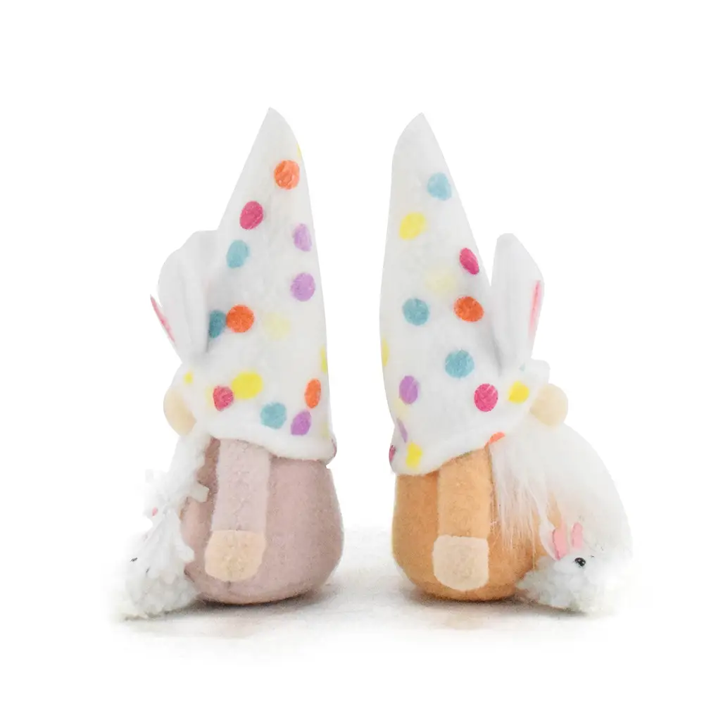 Colorful Dot Faceless Doll Easter Decoration Lu