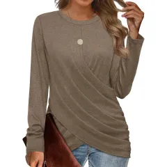 Women's T-shirt Casual Round Neck Cross - Xbcx006-S - View 1