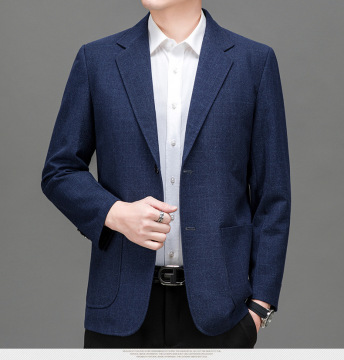 Sophisticated Fashionable Casual Mens Suit Jacket