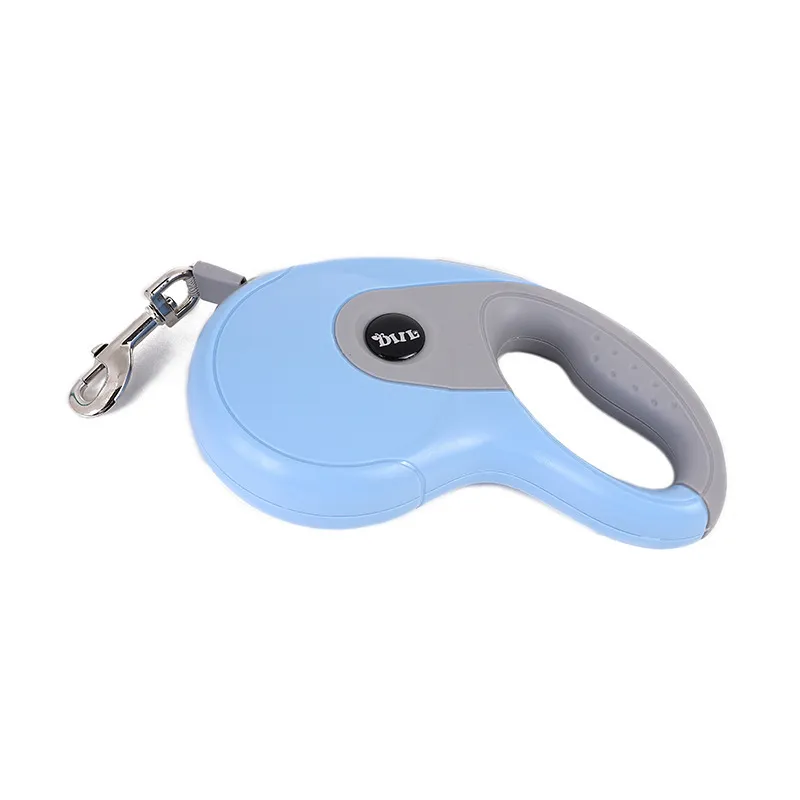 Simple Household Automatic Retractable Dog Leash - Sky Blue