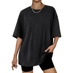 Women's Plus Size Bottoming Shirt - Black - View 1