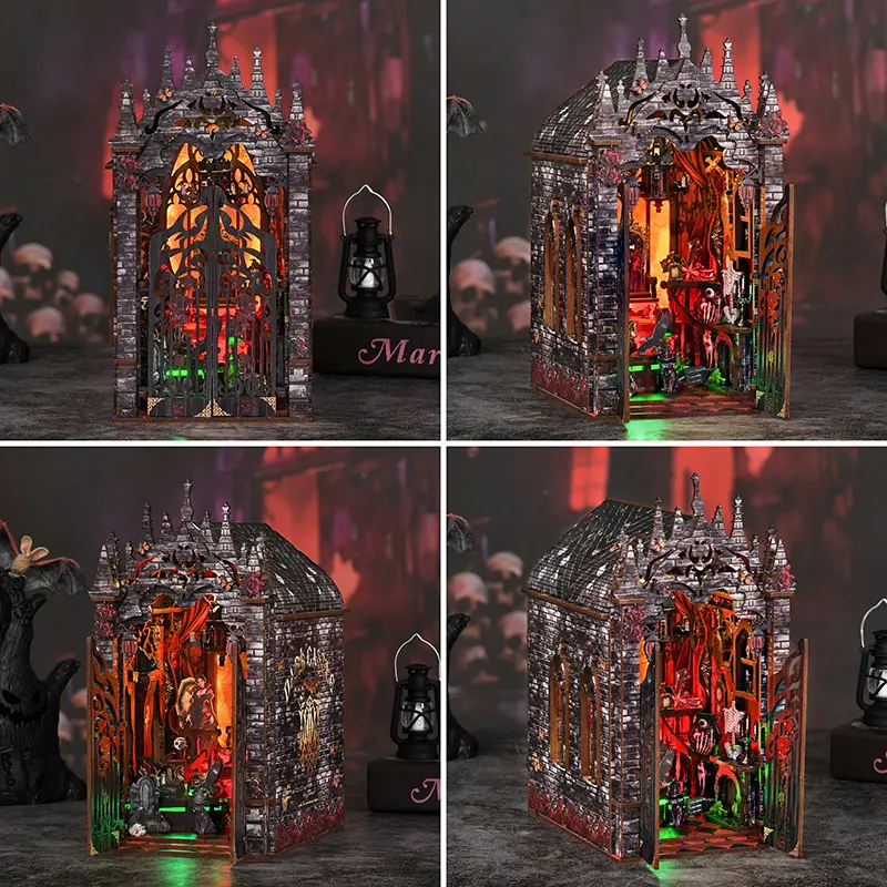 Long Night Dark Fortress Bookend DIY Cottage