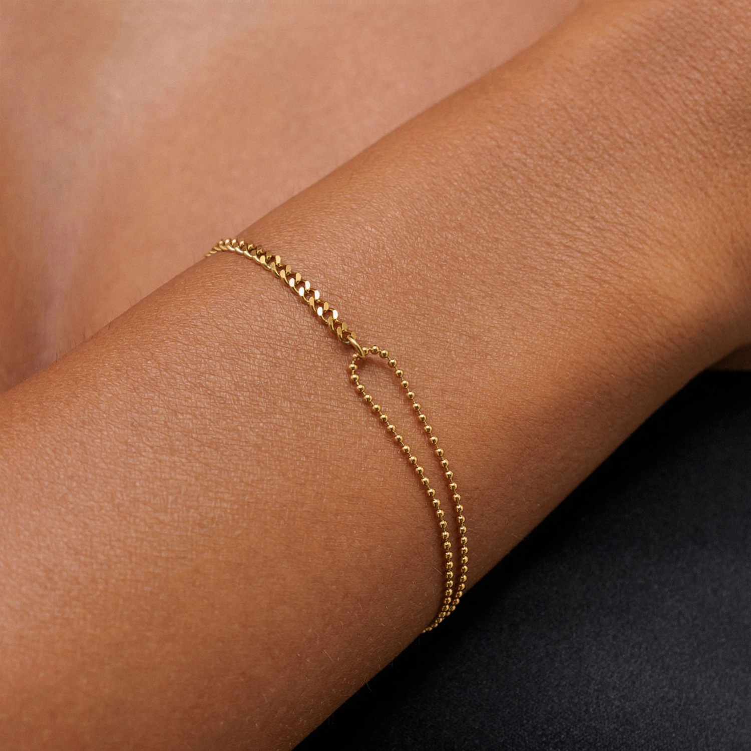 Womens Stainless Steel Bohemian Cuban Chain