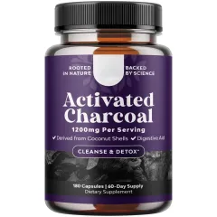 Hair Activated Carbon Intestinal Support Capsule - 120 Tablets - View 1