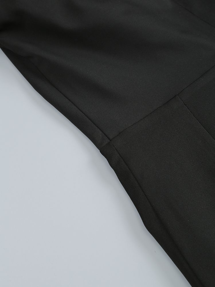 Long-Sleeve High-Waist Maxi Dress, picture 7 of 8
