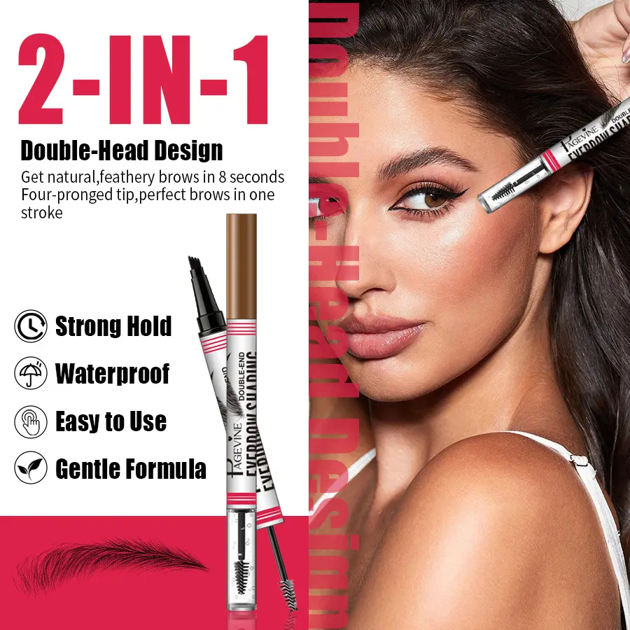 Waterproof and Sweat-resistant Clear Brow Geleyebrow Pencil That Wont