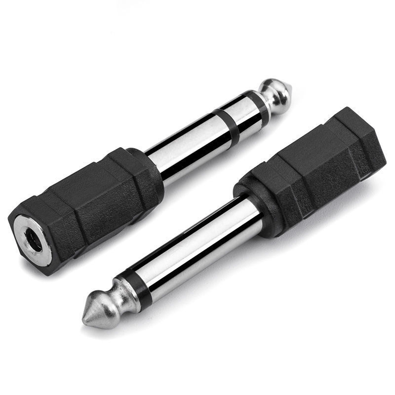 3.5mm To 6.35 Audio Mono Male 6.5mm To 3.5 Female Electric Piano Microphone Headphone Adapter