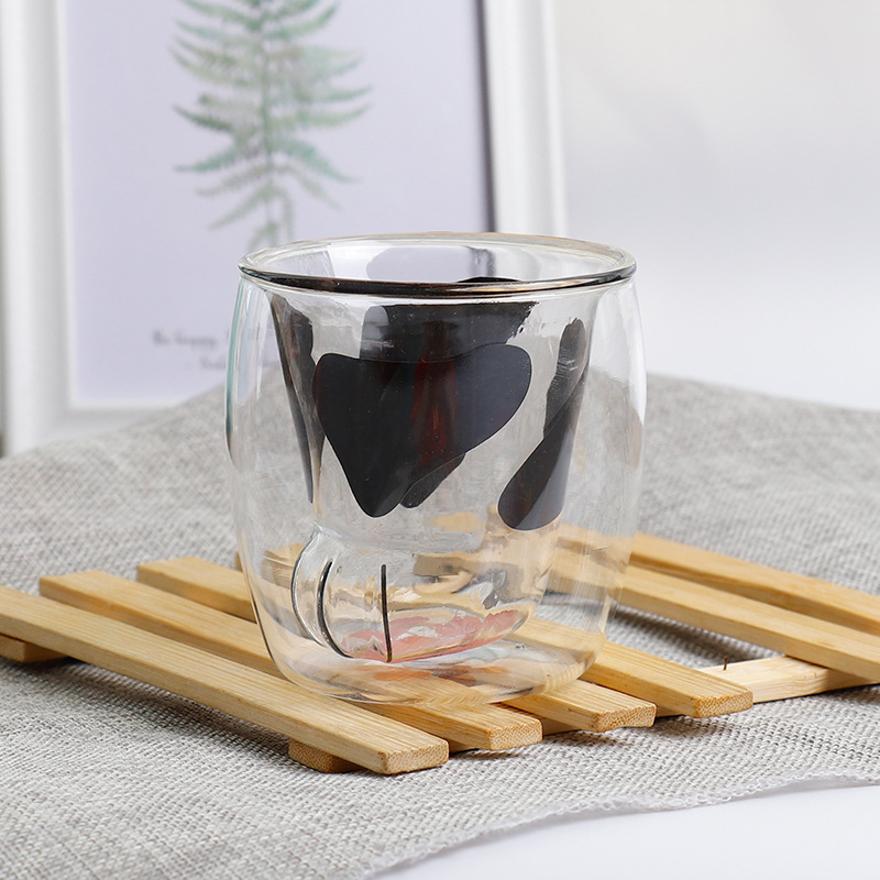 High Borosilicate Heat-resistant Double Layer Glass Cup