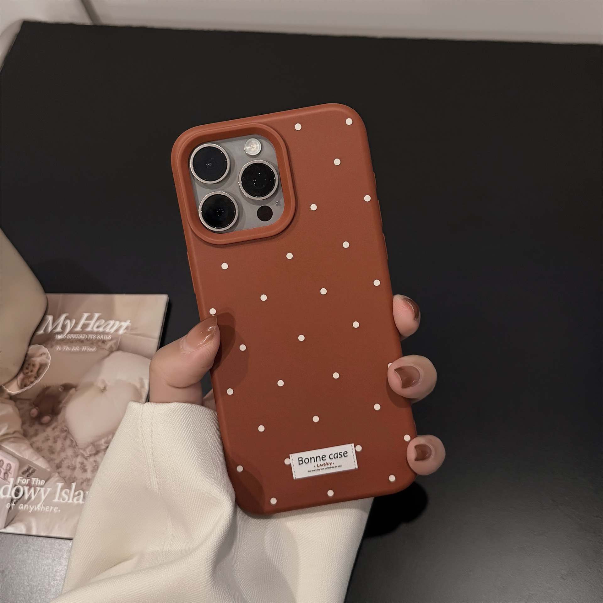 Ins-style Korean Polka-dot Phone Case 7