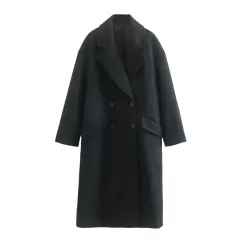 New European And American Women's Coat - Black - View 1